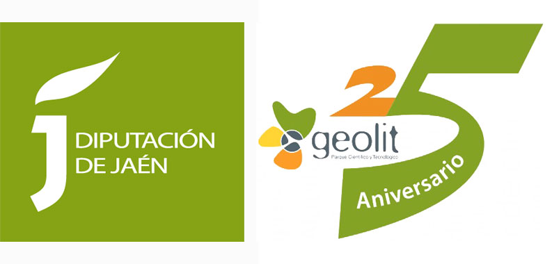 icono diputación de jaen y 25 aniversario de geolit